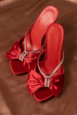 Red Glimmer Of Sparkle Rhinestone Heels -Lady Clothing Store PRODUCT NOV92022 ACCESSORIES 73