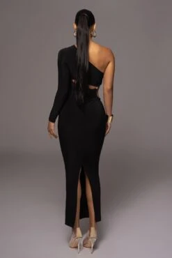 Noir Jorgia Keyhole Dress -Lady Clothing Store PRODUCT NOV92022 HOLIDAY2 11