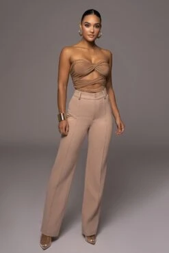 Almond New Heights Top -Lady Clothing Store PRODUCT NOV92022 HOLIDAY2 40