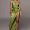 Green Kristiana Slit Dress -Lady Clothing Store PRODUCT OCT102022 HOLIDAY 127 d12f6cb0 6d54 4723 babd bfd80476ffa3
