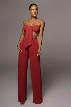 Red More Love Linen Set 12 Red More Love Linen Set -Lady Clothing Store PRODUCT OCT262021 110