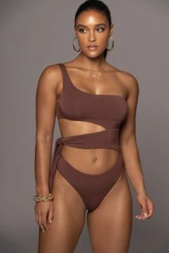 Chocolate Pull Me Closer Bodysuit