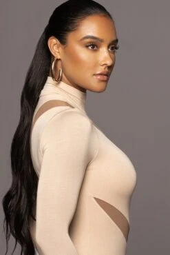 Tan Abigail Midi Dress -Lady Clothing Store PRODUCT OCT32022 PART2 72