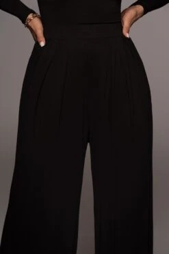 Jluxbasix Black Devyn Wide Leg Pants -Lady Clothing Store PRODUCT SEPT142021 61 07627069 38ca 4cc9 b783 6962c0accf07