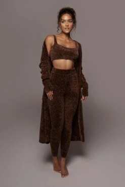 Chocolate Gemma Crop Chenille Top -Lady Clothing Store PRODUCT SEPT272021 239