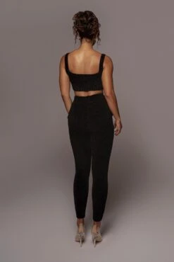 Black Gemma Crop Chenille Top -Lady Clothing Store PRODUCT SEPT272021 276 94fdf3e5 719f 4904 81ee e9f2bc970a7a