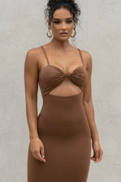 Chocolate Midnight Memories Midi Dress 22 Chocolate Midnight Memories Midi Dress -Lady Clothing Store PRODUCT SEPT92022 KNITS 161