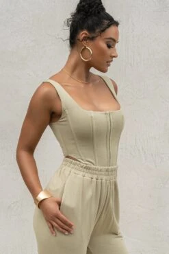 Moss More Than Friends Corset -Lady Clothing Store PRODUCT SEPT92022 KNITS 23