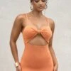 Orange Midnight Memories Midi Dress 1 Orange Midnight Memories Midi Dress -Lady Clothing Store PRODUCT SEPT92022 KNITS 4