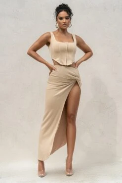 Beige More Than Friends Corset 25 Beige More Than Friends Corset -Lady Clothing Store PRODUCT SEPT92022 KNITS 51