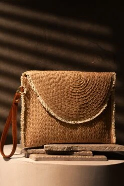 Natural Kallie Straw Woven Clutch -Lady Clothing Store PRODUCTTEST 1