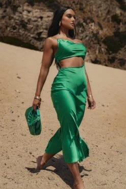 Green Maurine Cutout Dress 28 Green Maurine Cutout Dress -Lady Clothing Store SUMMER32022 8