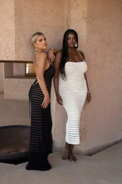 White Palmas Crochet Maxi Dress 26 White Palmas Crochet Maxi Dress -Lady Clothing Store SUMMER4 26