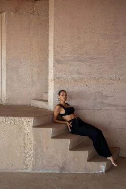 Black Nikole Ribbed Skirt Set -Lady Clothing Store SUMMER4 60