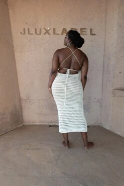 White Palmas Crochet Maxi Dress 41 White Palmas Crochet Maxi Dress -Lady Clothing Store SUMMER4 PRODUCT 203