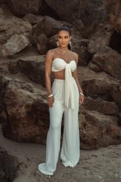 Off White Arya Two Piece Set -Lady Clothing Store SUMMER5 PART1 13