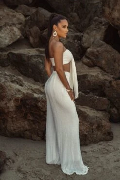 Off White Arya Two Piece Set -Lady Clothing Store SUMMER5 PART1 15