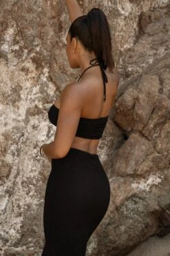 Noir Lana Smocked Skirt Set -Lady Clothing Store SUMMER5 PART1 81