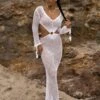 White Summer Daze Crochet Maxi Dress -Lady Clothing Store SUMMER5 PART2 19