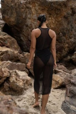 Black Fishnet Crop Tank -Lady Clothing Store SUMMER5 PART2 38