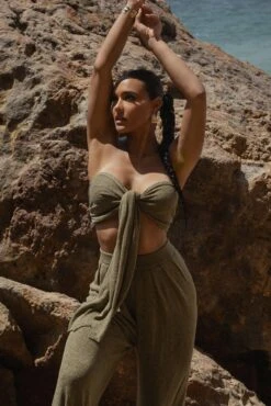 Olive Arya Two Piece Set -Lady Clothing Store SUMMER5 PART2 77