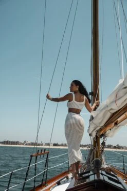 White Melrose Cutout Midi Dress 35 White Melrose Cutout Midi Dress -Lady Clothing Store YACHTCLUB 40