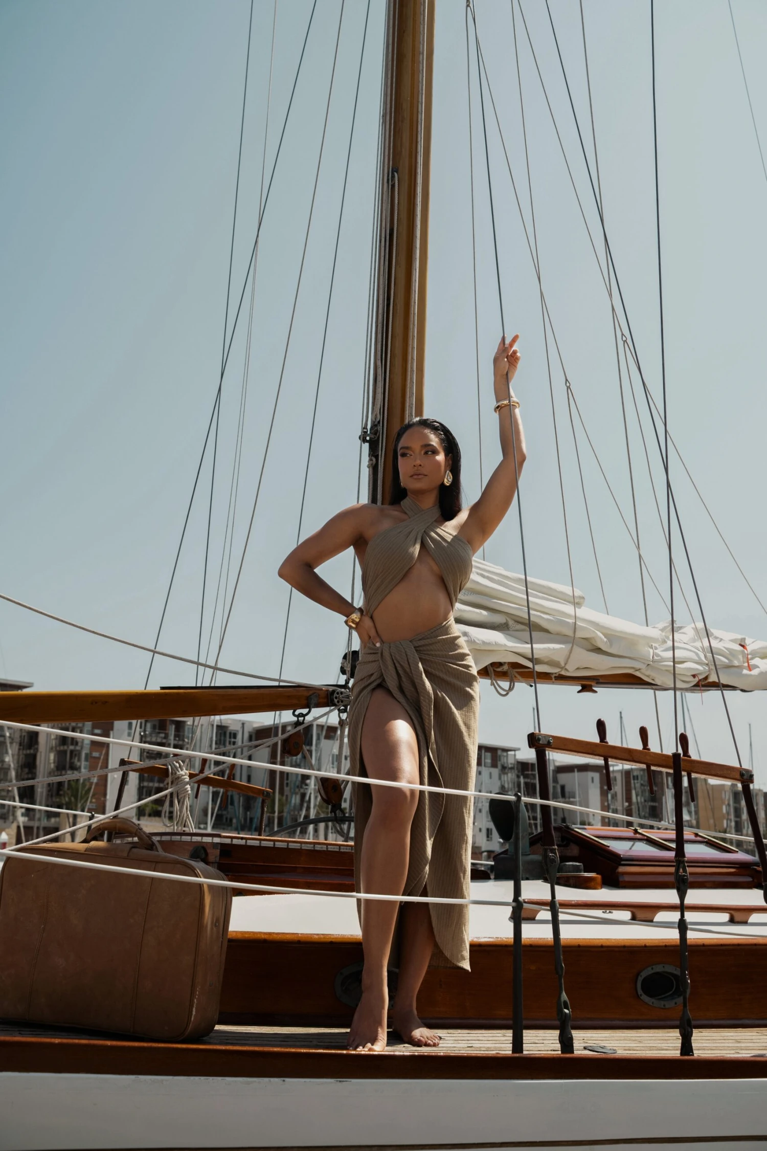 Brown Linen Sahara Dress 17 Brown Linen Sahara Dress - Image 15