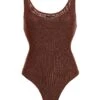 Chocolate Mesh Essential Tank Bodysuit Undergarment